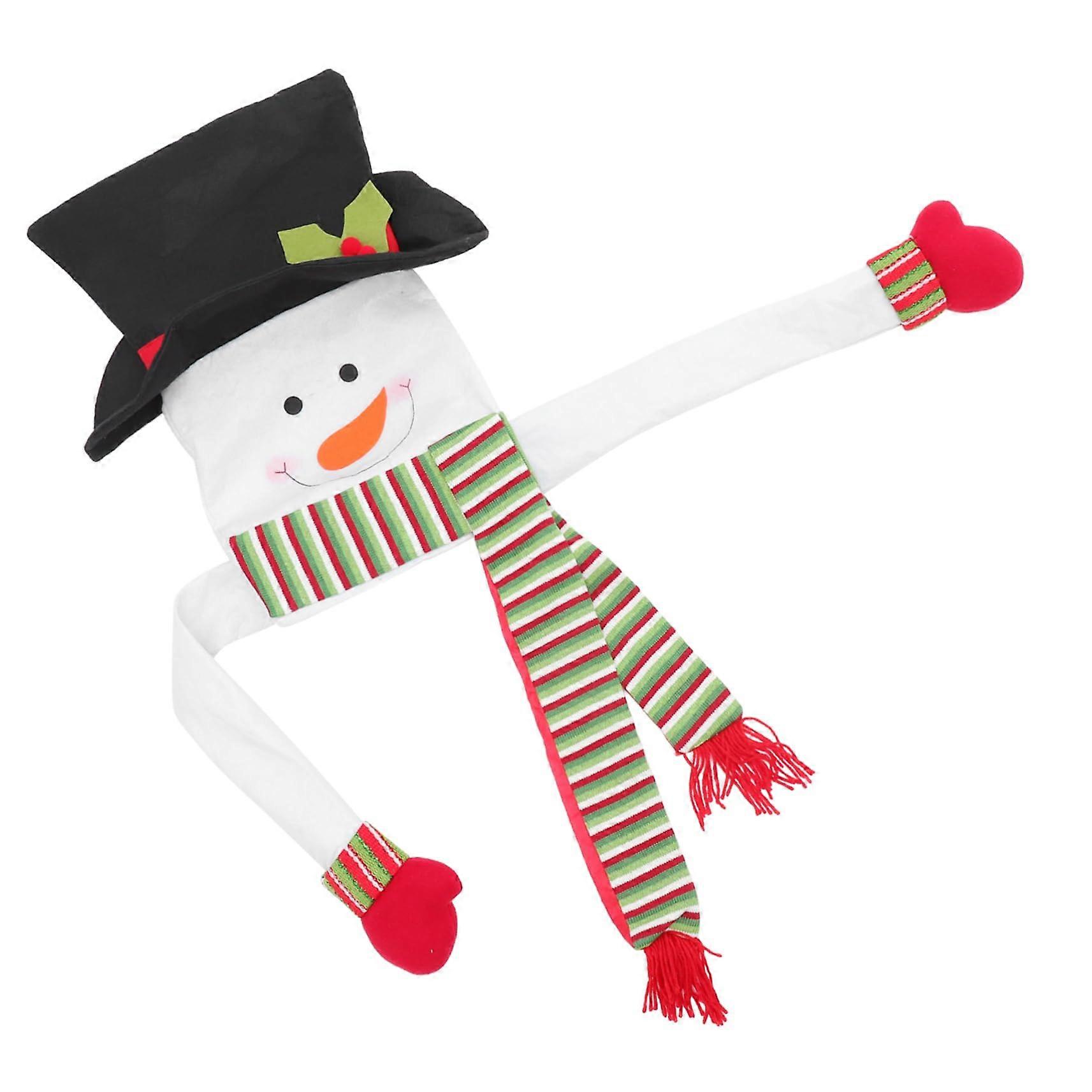 1Pc Christmas Tree Topper Hugger Snowman Decoration For Home Or Classroom Decor Xmas Party Ornament
