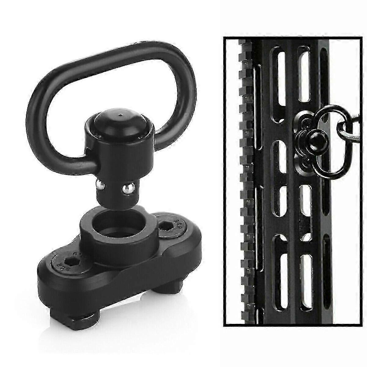 Sling Swivel Mount Base Quick Detach Key Airsoft Handguard Rail Adapter