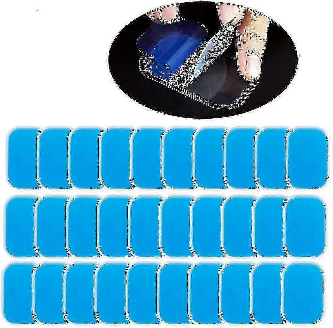 60 Pack EMS Electrode Gel Pads για κοιλιακό εκπαιδευτή - Μαξιλάρια αντικατάστασης για EMS μυϊκή διέγερση και προπόνηση κοιλιακών