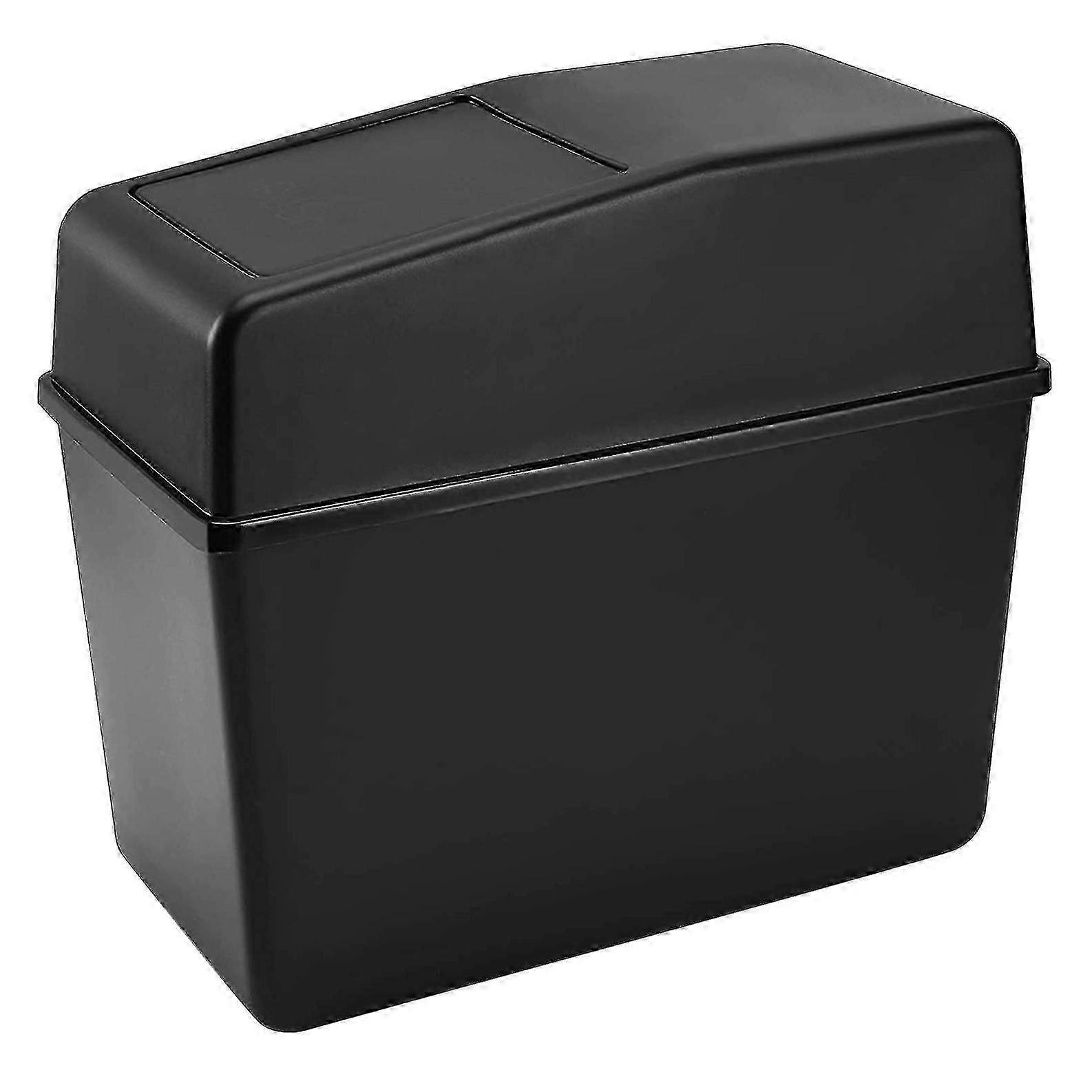 Car Trash Can with Lid Vehicle Can Garbage Organizer Large Wastebasket Bin for Auto,Home Car Interi