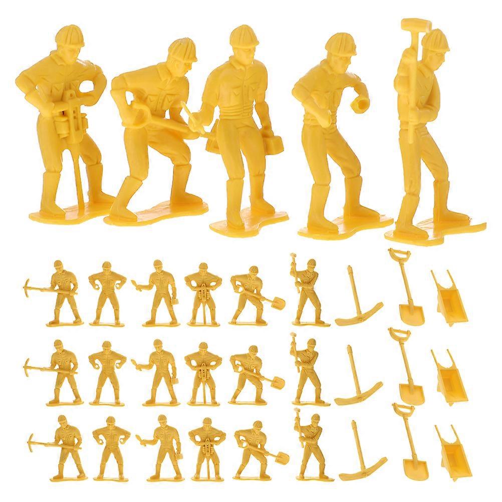 63pcs Educational Construction Worker Set for Teamwork & Responsibility Development