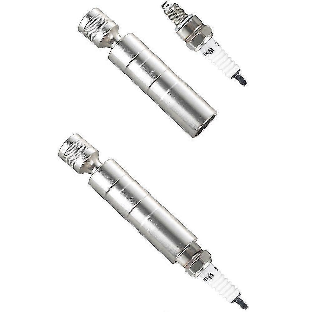 Universal 14mm & 16mm Magnetic Spark Plug Socket Wrench 12 Point Thin Wall Tool