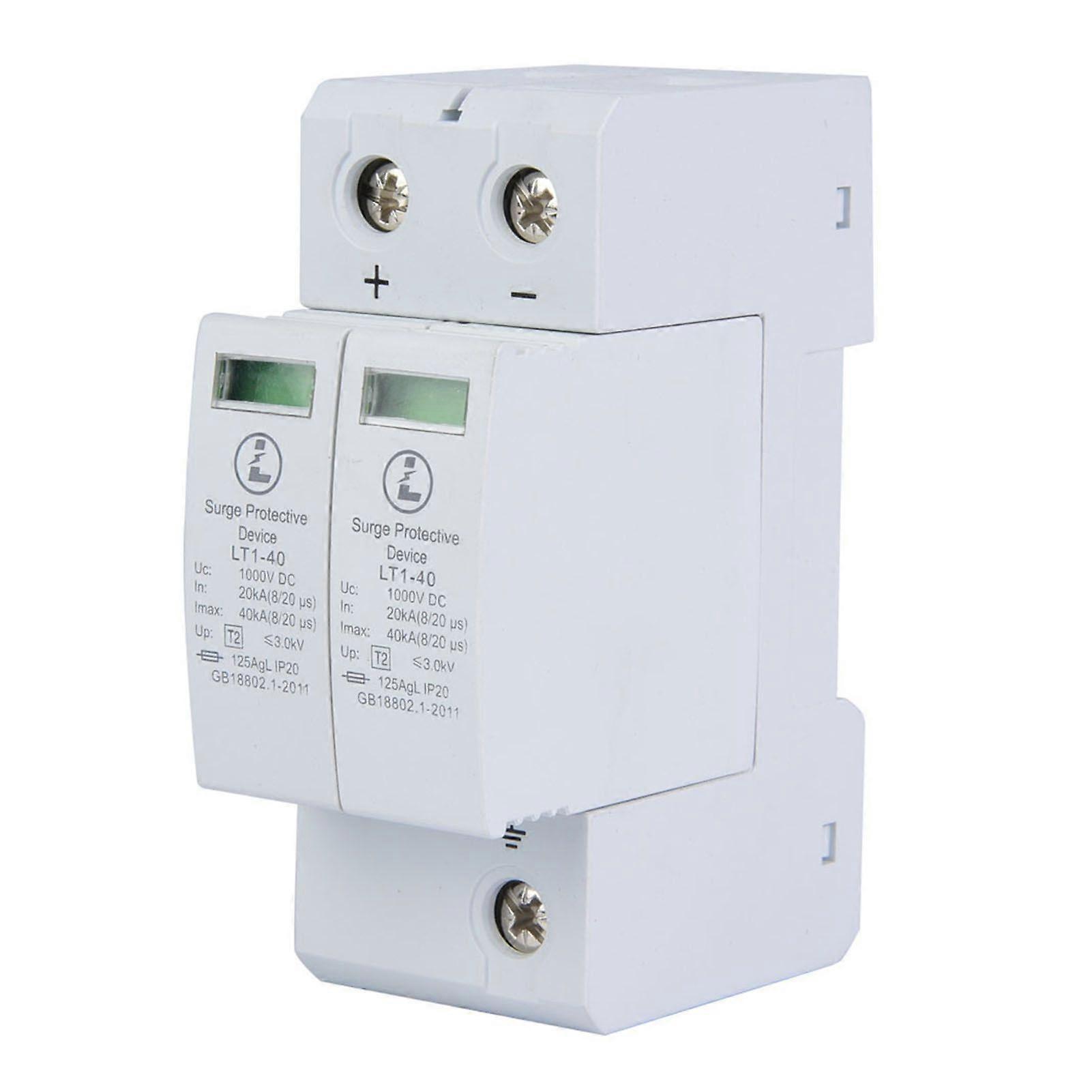2P Surge Protective Device DC Photovoltaic Lightning Protector Low Voltage Arrester (40KA)