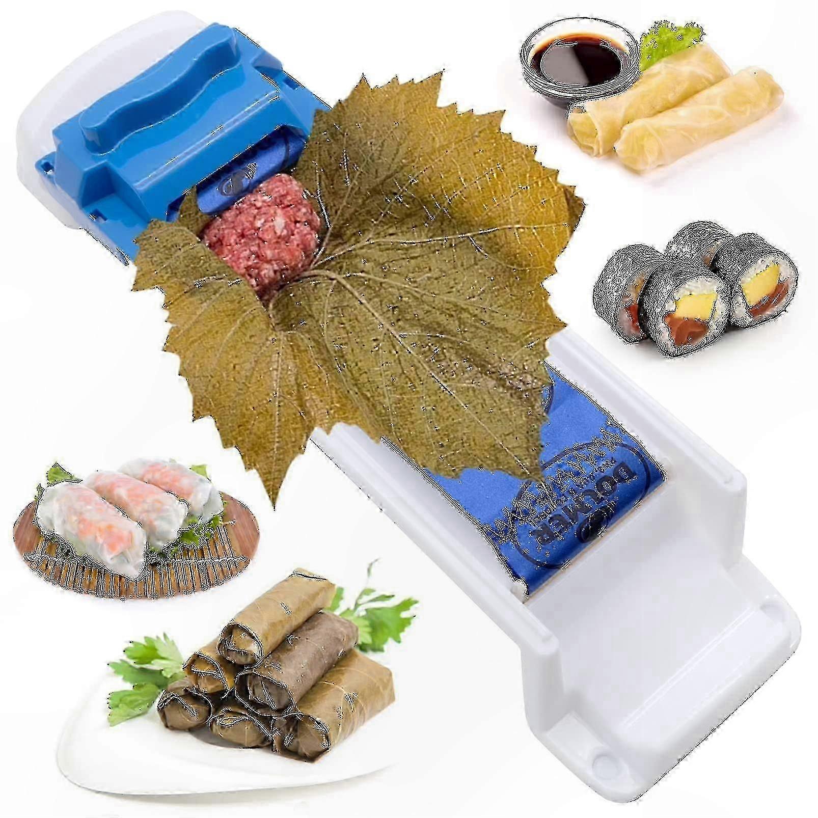 Stuffed Vine Leaf & Cabbage Rolling Tool for Meat Rolls & Spring Rolls - Kitchen Gadget for Grape Leaves