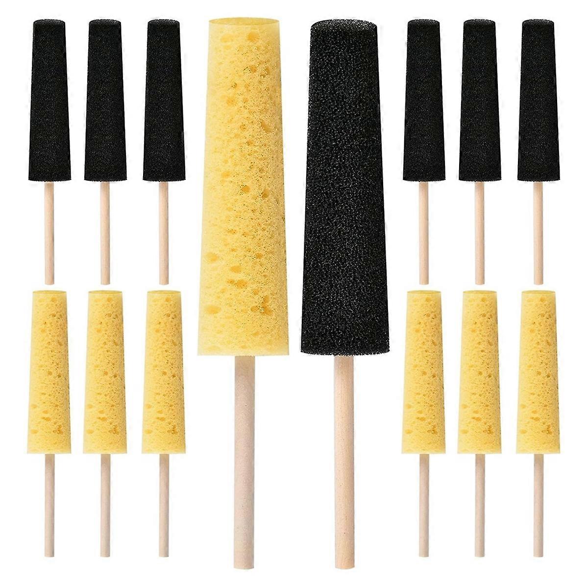 12 Pcs Pottery Sponge for Clay, Stick Pottery Trimming Tools