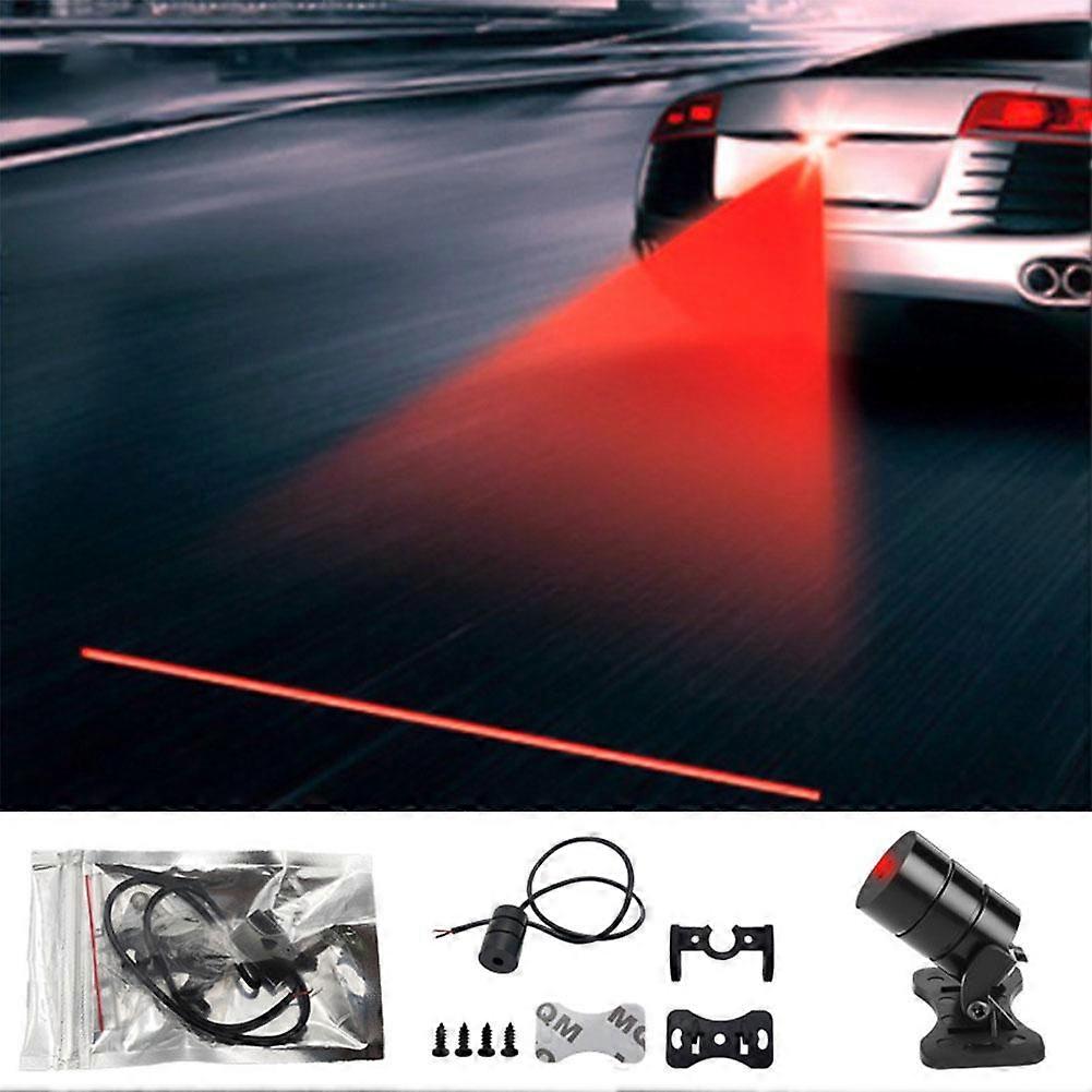 Laser Fog Light, 2 in 1 Design for Cars & Motorcycles - Easy Installation, Waterproof, Shockproof