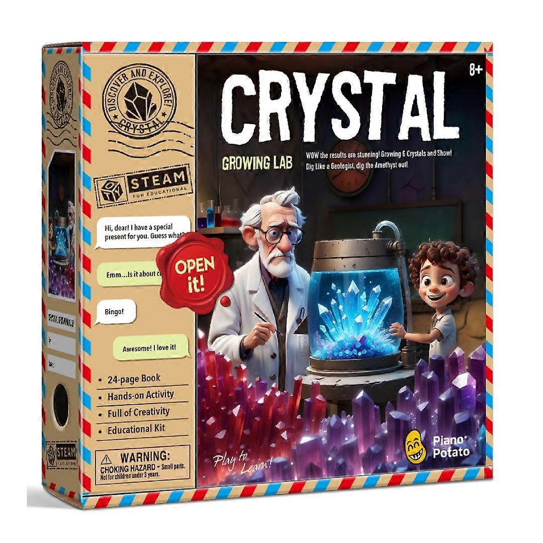 Discover & Explore Crystal Growing Lab Kit