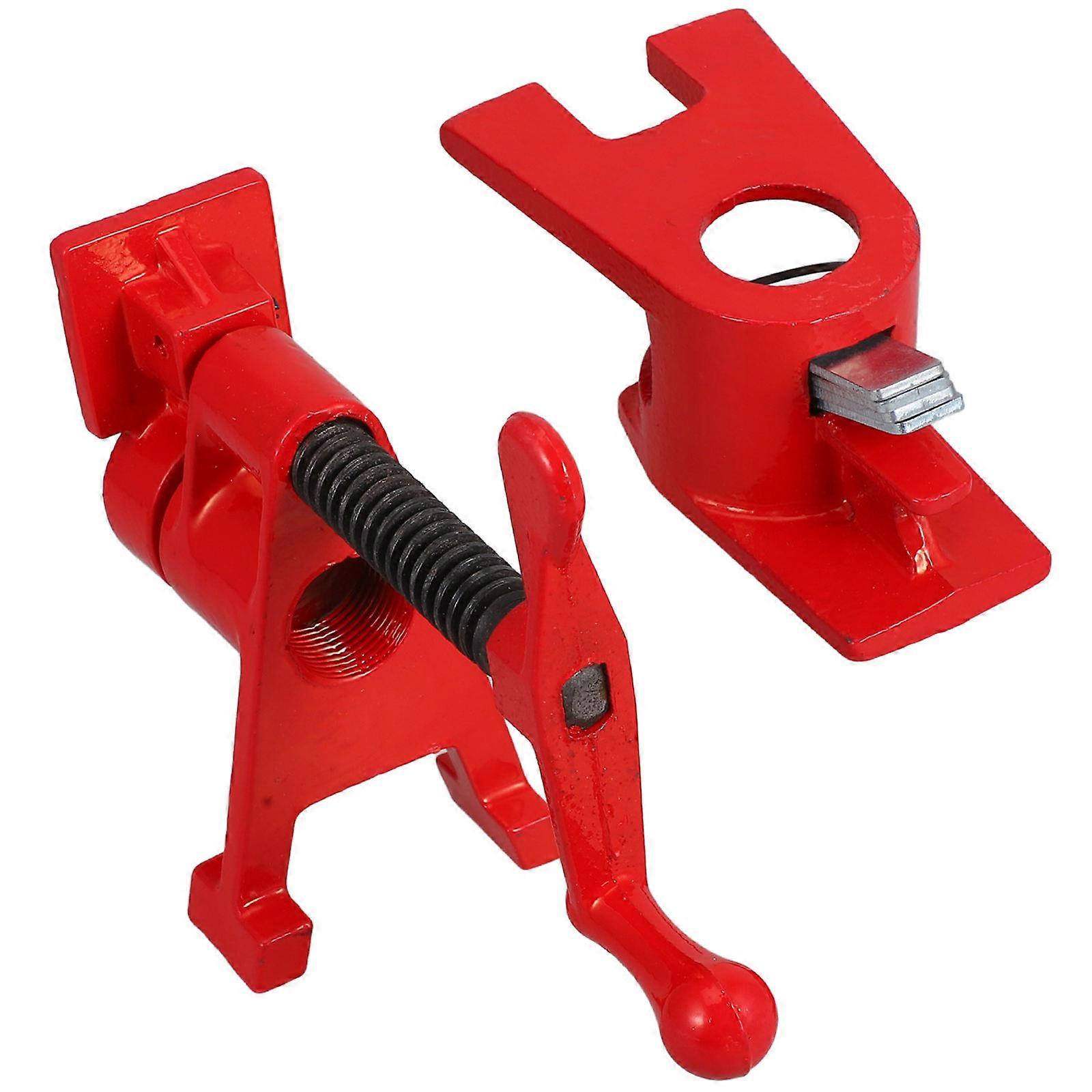 Pipe Clamps For Woodworking 2Pack Professional Tools For Woodworking Field Use 16.5X15.5cm H Style Base
