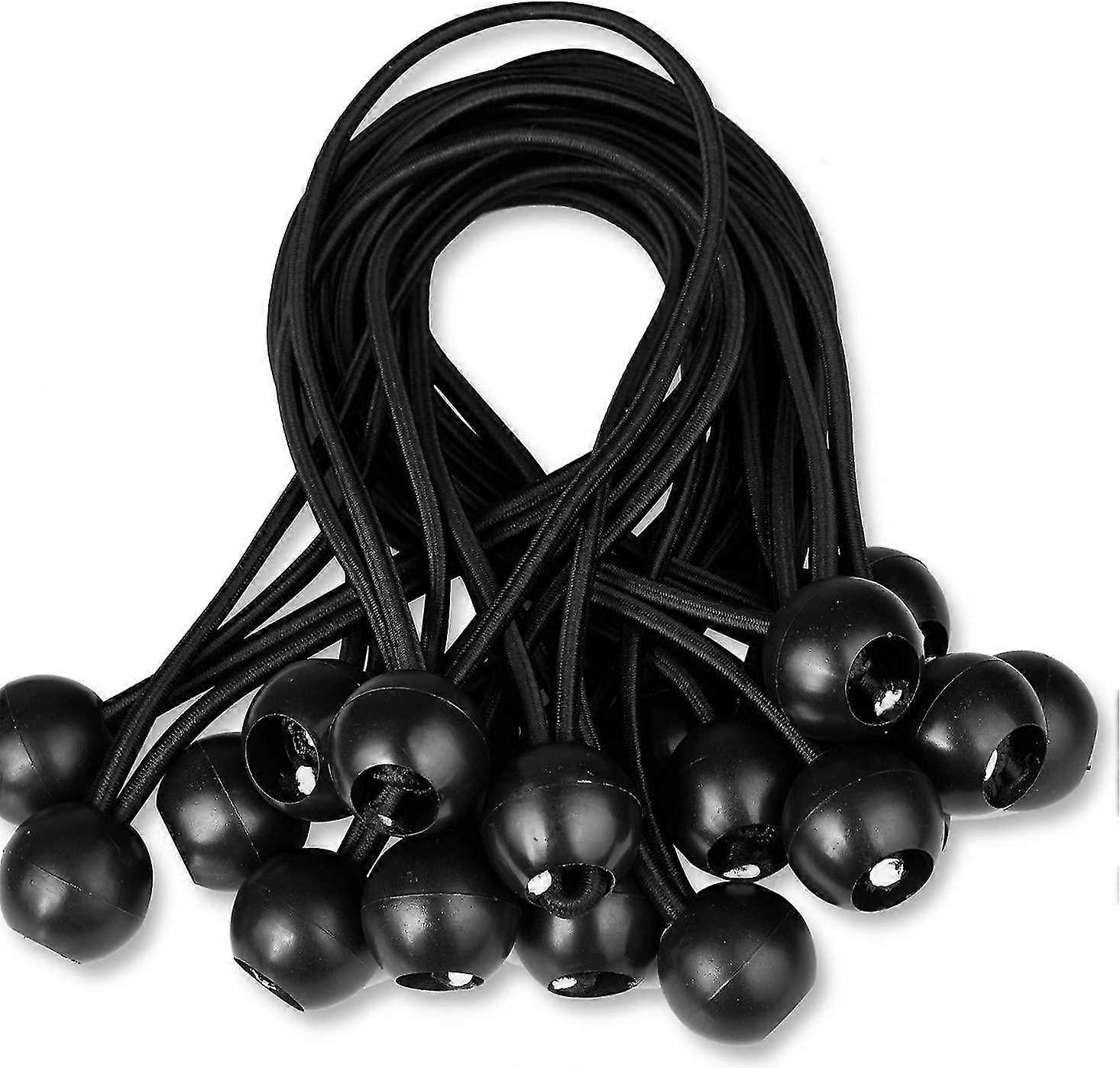 16 pcs Tarp Bungee Ball Bungee Bungee Bungee Rubber Bungee Cord for Banner, Tarp, Pavilion, Tent, Cu