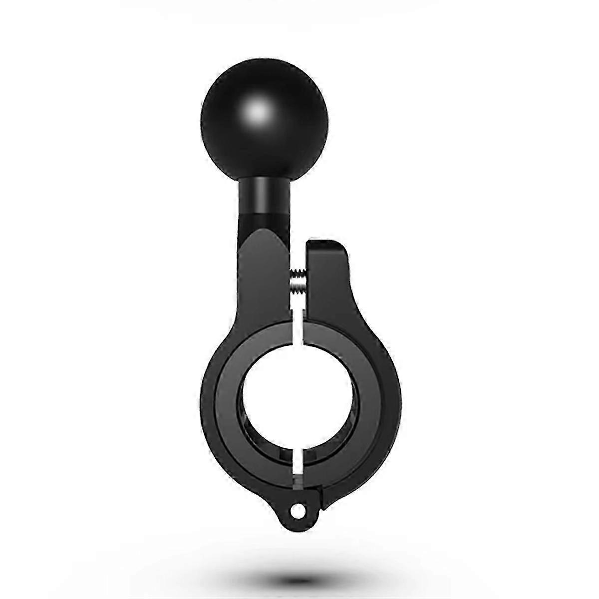 25mm Ball Head Support Bracket for Motorcycle Handlebars with Round Railing for Camera Attachment
