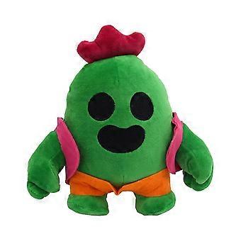 Cactus Plush Doll Stuffed Toy Cactus Anime Game Spike Plush Doll Children Birthday Gift Green 20cm