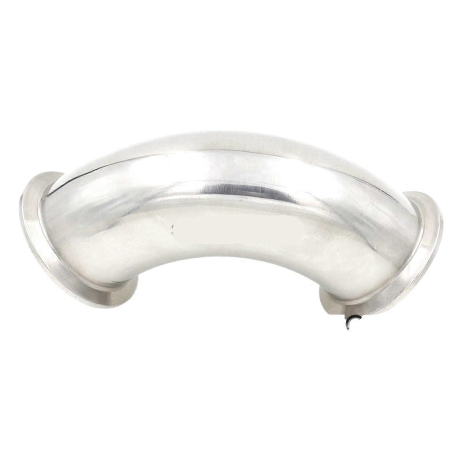 1.5' Tri Clover 90 Degree Elbow, SS 304, 3A Standard, Homebrew Clover Fitting, Brewer Hardware