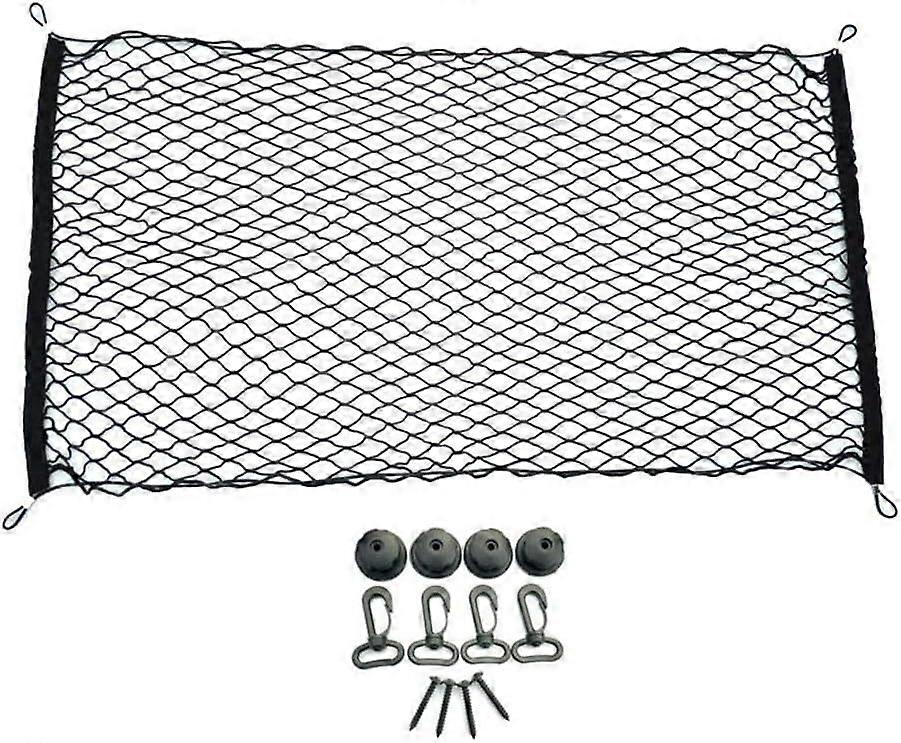 Car Net Protection Net, 110cm x 60cm Elastic Car Luggage Net Car Trunk Storage