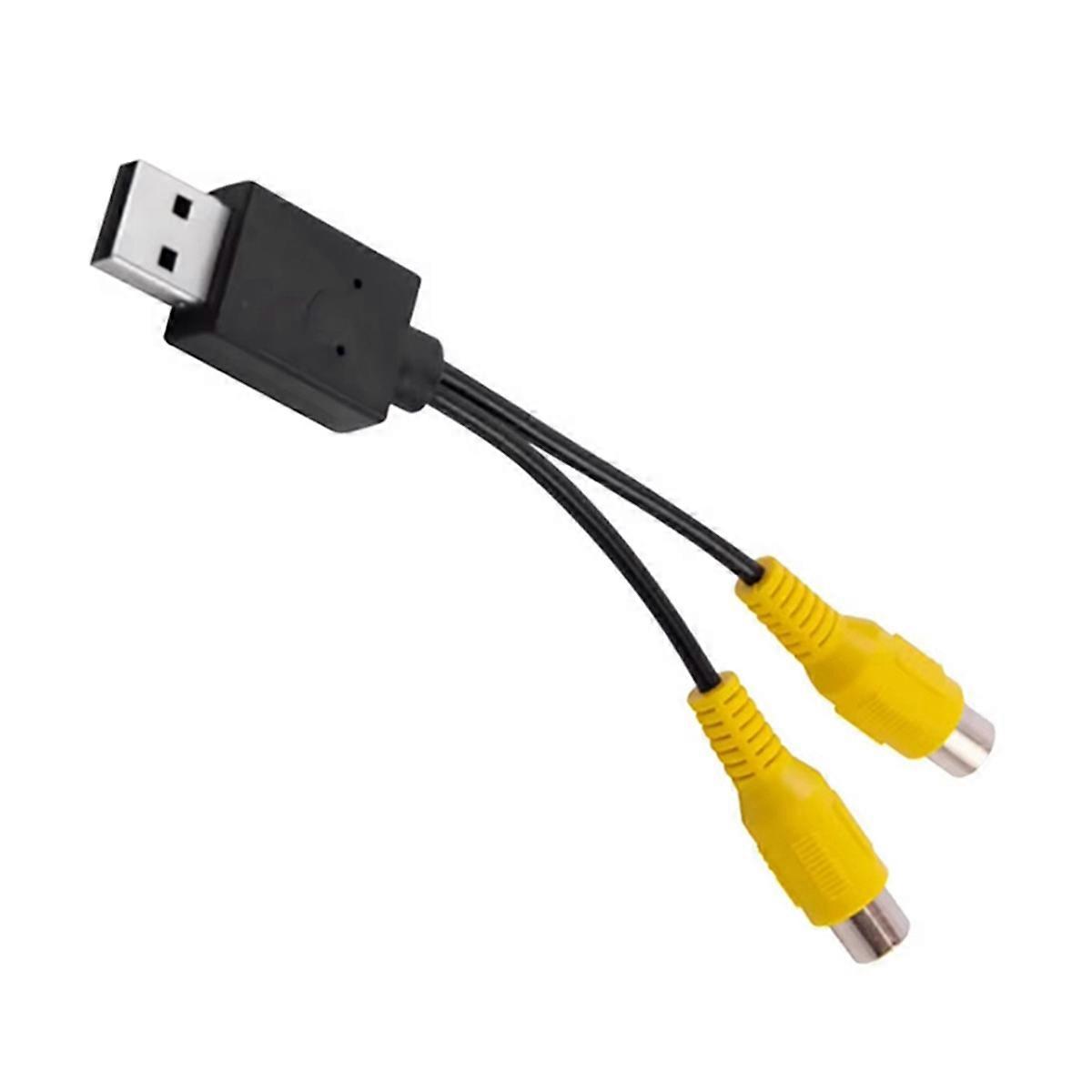 Auto Video Output Box USB-Anschluss auf CVBS Adapter Tragbares Videoausgabekabel für Android Multimedia Player