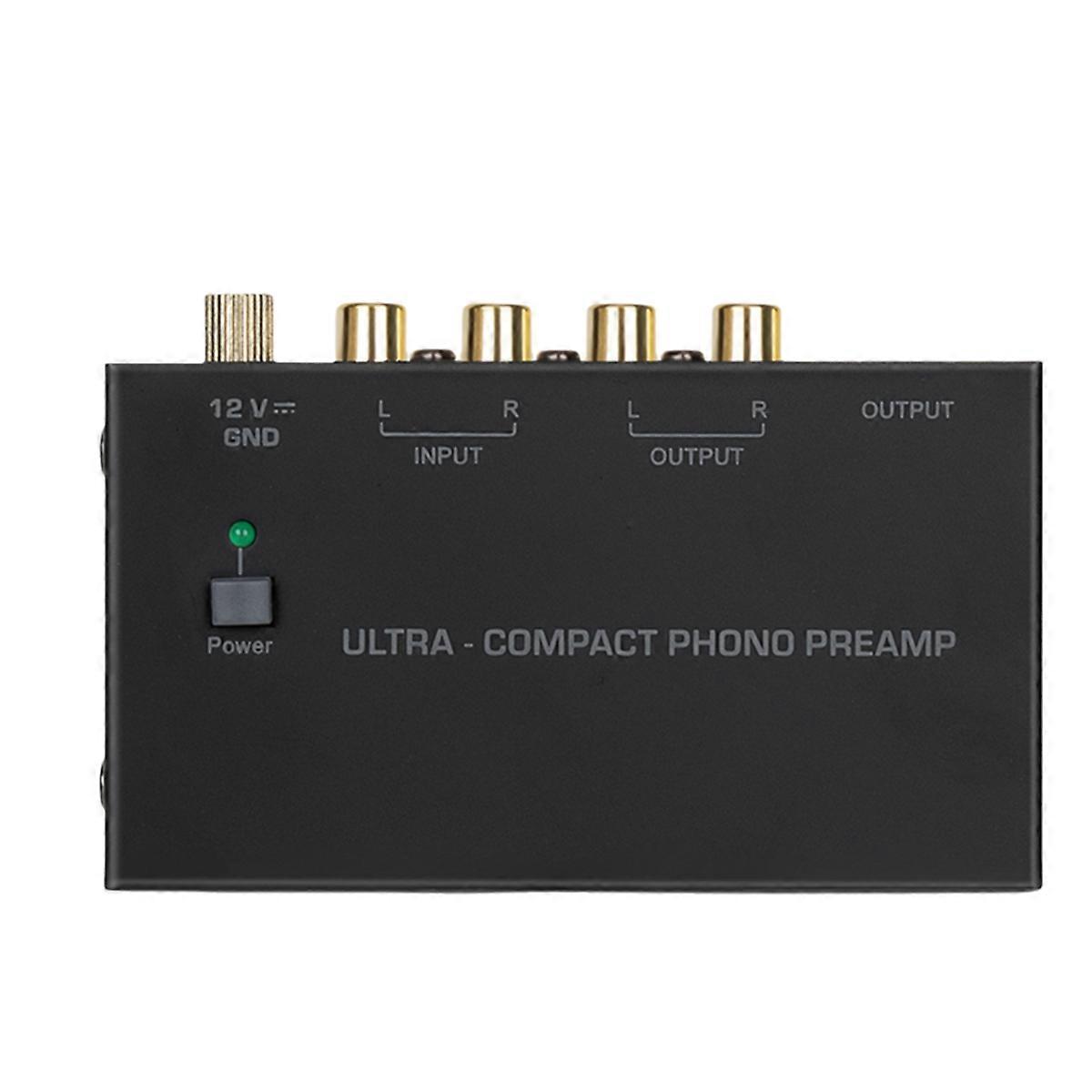 Ultra-Compact Phono Preamp for Vinyl Turntables Enhanced Audio Conversion with LowNoise Operation f