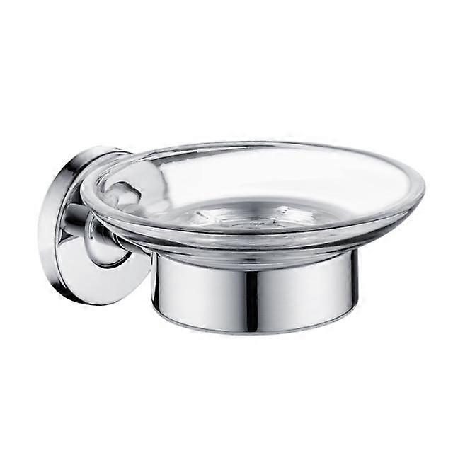 Bathroom Hardware Set Soap Dish Robe Hook Towel Ring Wall Mount Roll Paper Holder