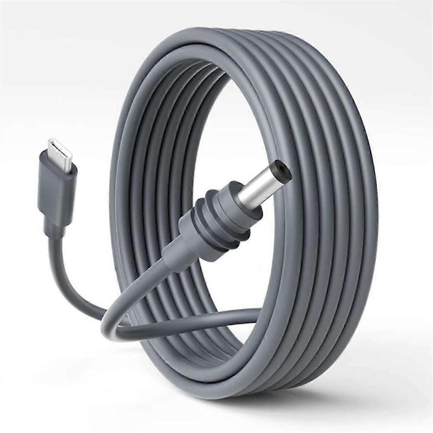 For Mini Cable 10FT Mini USB C to DC Power Cable