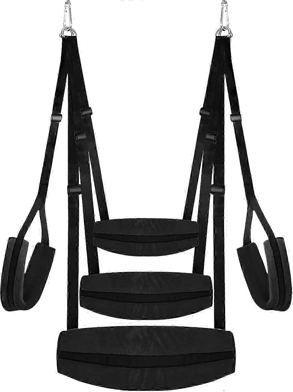Heavy-Duty Couples Swing with Adjustable Straps and Thick Pile for Adventurous Use