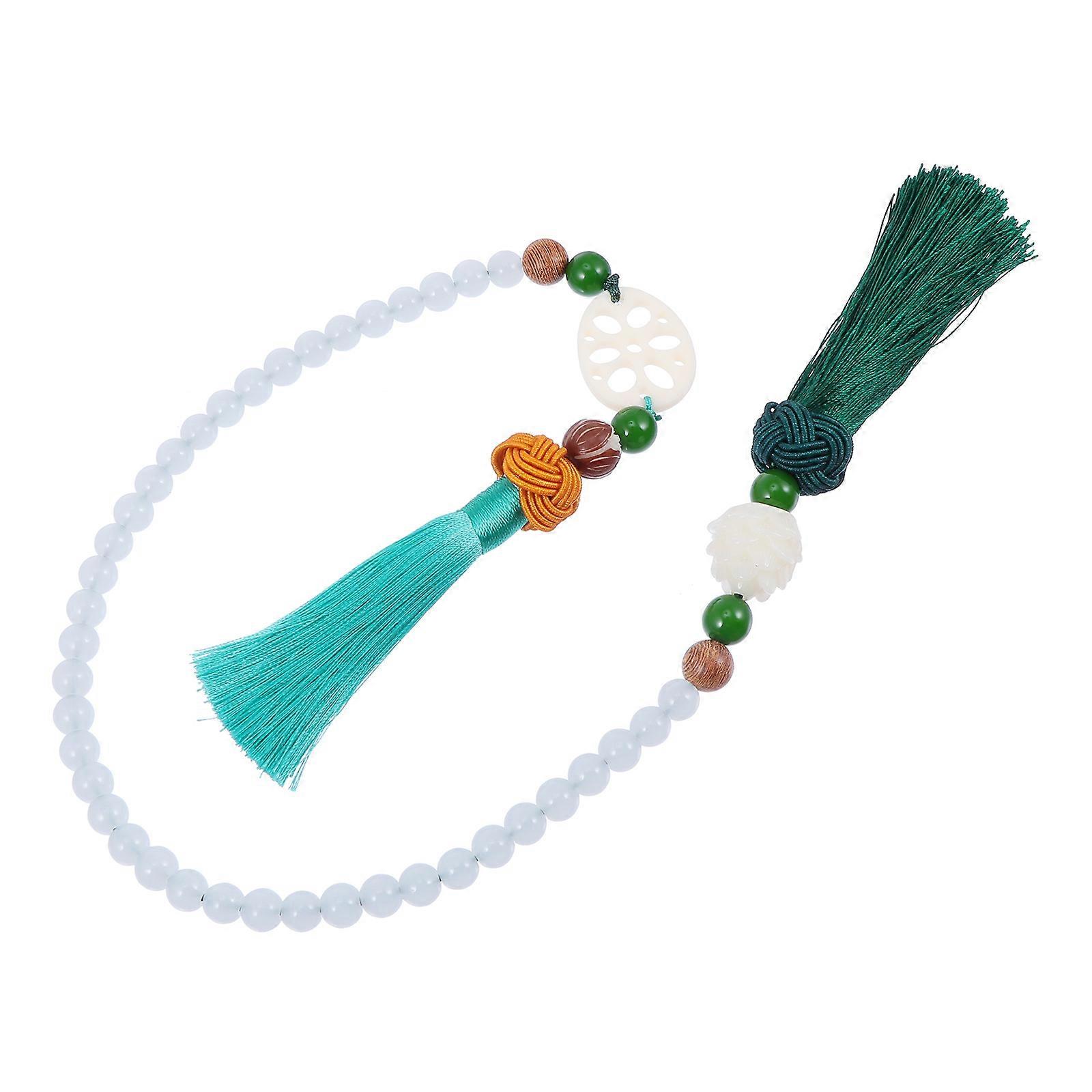 Car Hanging Decor 1Pcs Lotus Bead Pendant for Interior Use