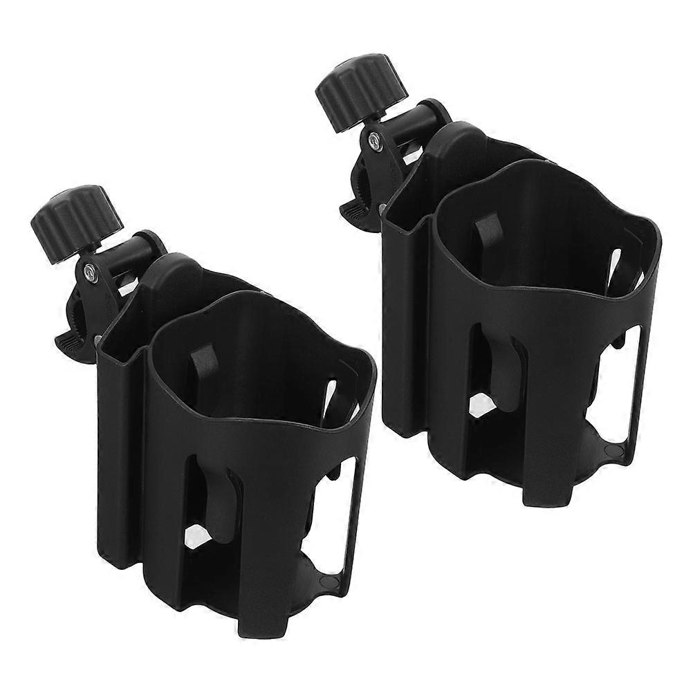 Stroller Cup Holder Adjustable Universal Drink Holder for 2Pcs with Durable ABS
