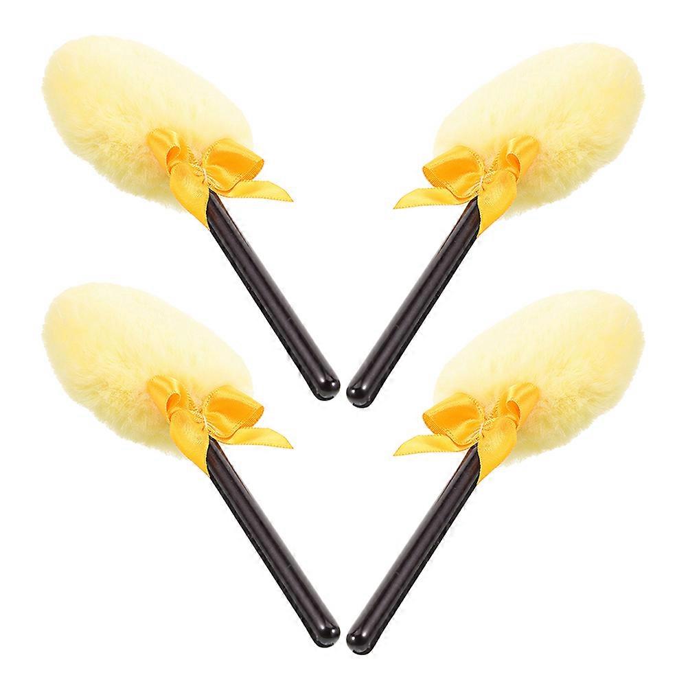 Dry Powder Puff Makeup Applicator for Sensitive Skin 4Pcs Soft Fluffy Large Puff