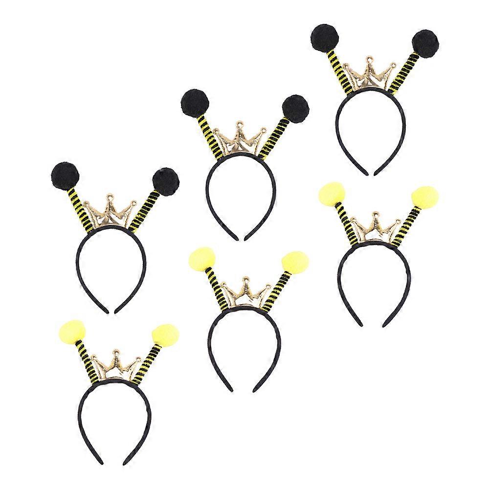 Headbands 6Pcs Funny Costume Prop For Celebration Activities And Festivals Assorted Color Cloth Material For Everyone