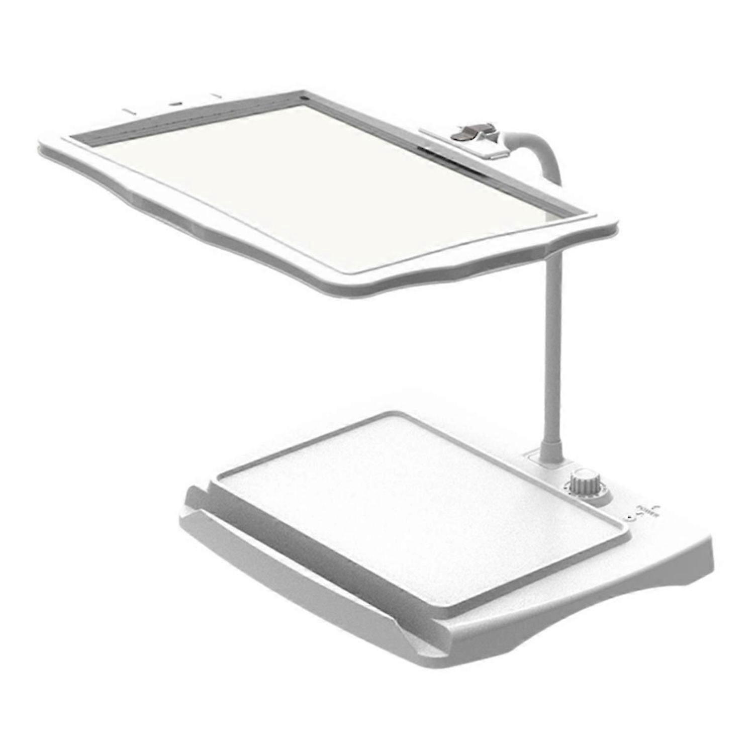 Magnifying Lamp,Hands Free Magnifying Glass with Flexible Gooseneck,Stepless Dimmable Magnifier Lamp