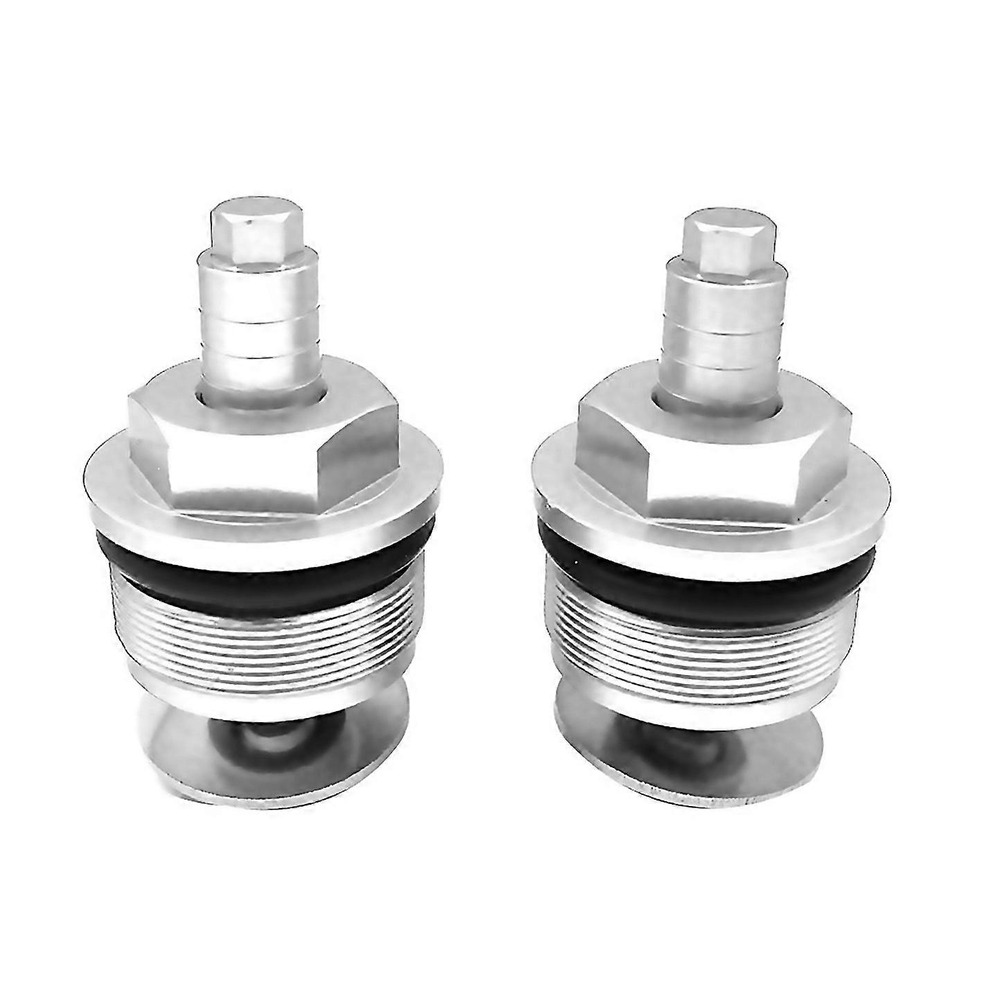 For Screw Decoration Front Fork Screw Cover Silver