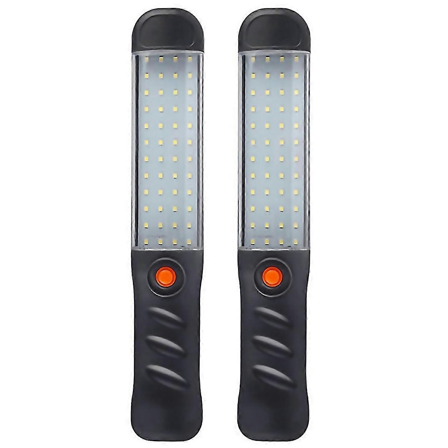 For 2pcs Led Flashlights Rechargeable Work Light