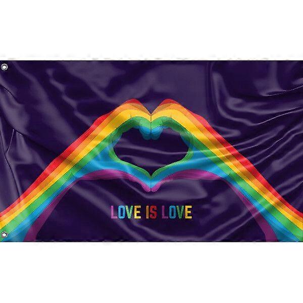 LGBT Pride Love Is Love Flag FG331
