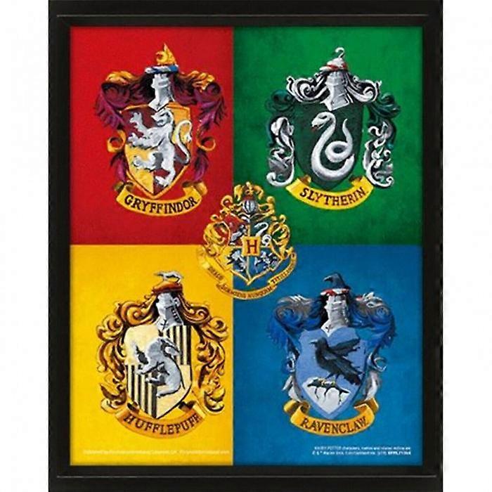 Harry Potter Hogwarts Crest Framed Poster