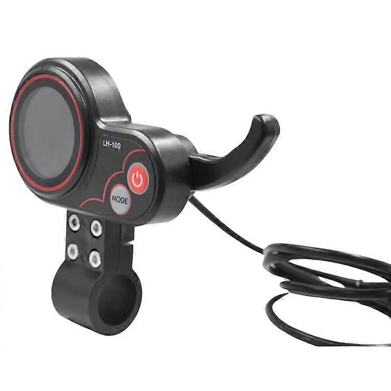 Simple LH100 LCD Display Dashboard 24V-60V Remplacement du compteur d’accélérateur pour scooter électrique Kugoo / Ebike LCD Display Speedometer (S