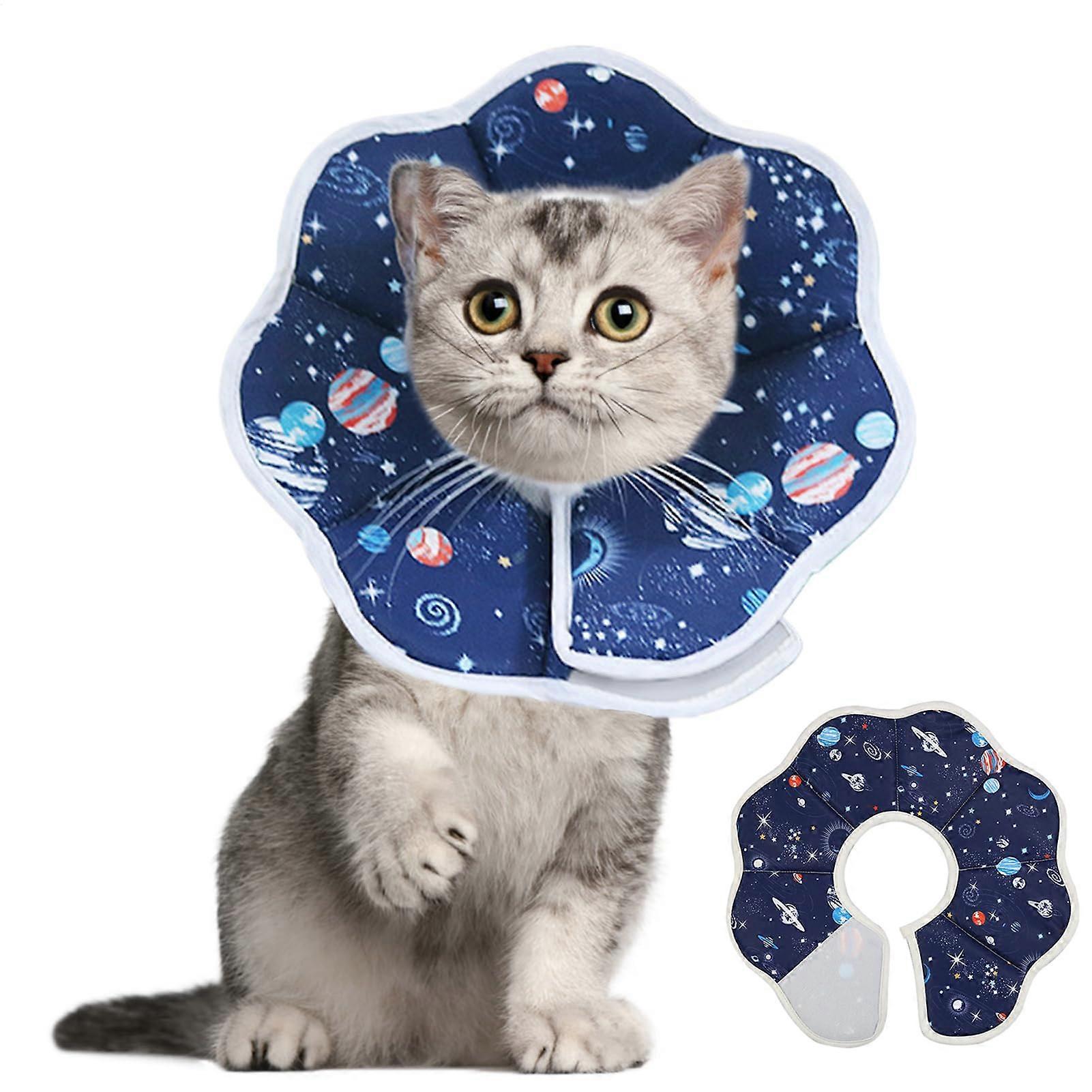 Cat Cone Collars - Adjustable Pet Elizabeth Neck Protector for Cats, Kittens, and Puppies, Prevent Licking, Various Sizes