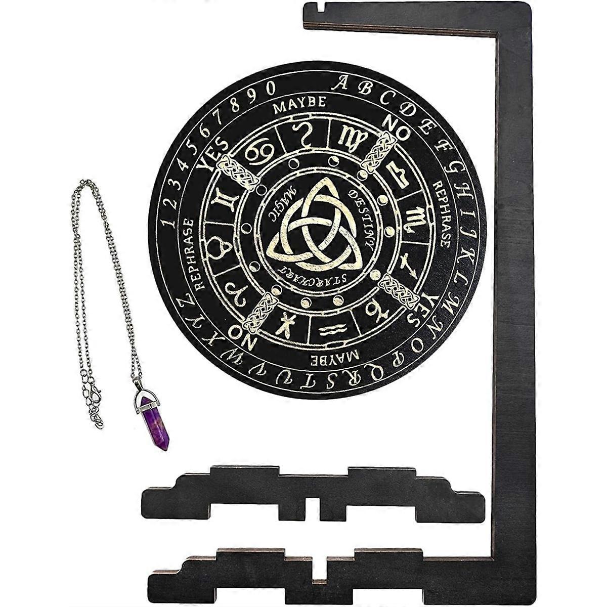 Pendulum Display Stand, Ornament Stones Rocks Pendulum Holder, Jewelry Crystal Display Stand, for Reading Setup A