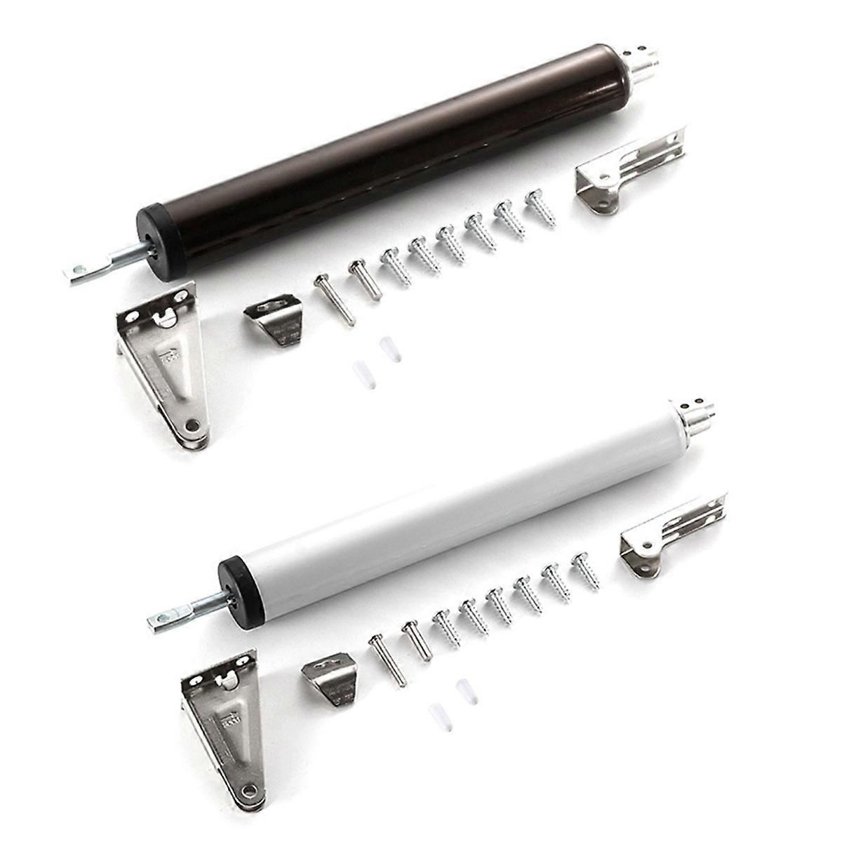 2Set Automatic Door Closer Internal Positioning Furniture Stop Buffer