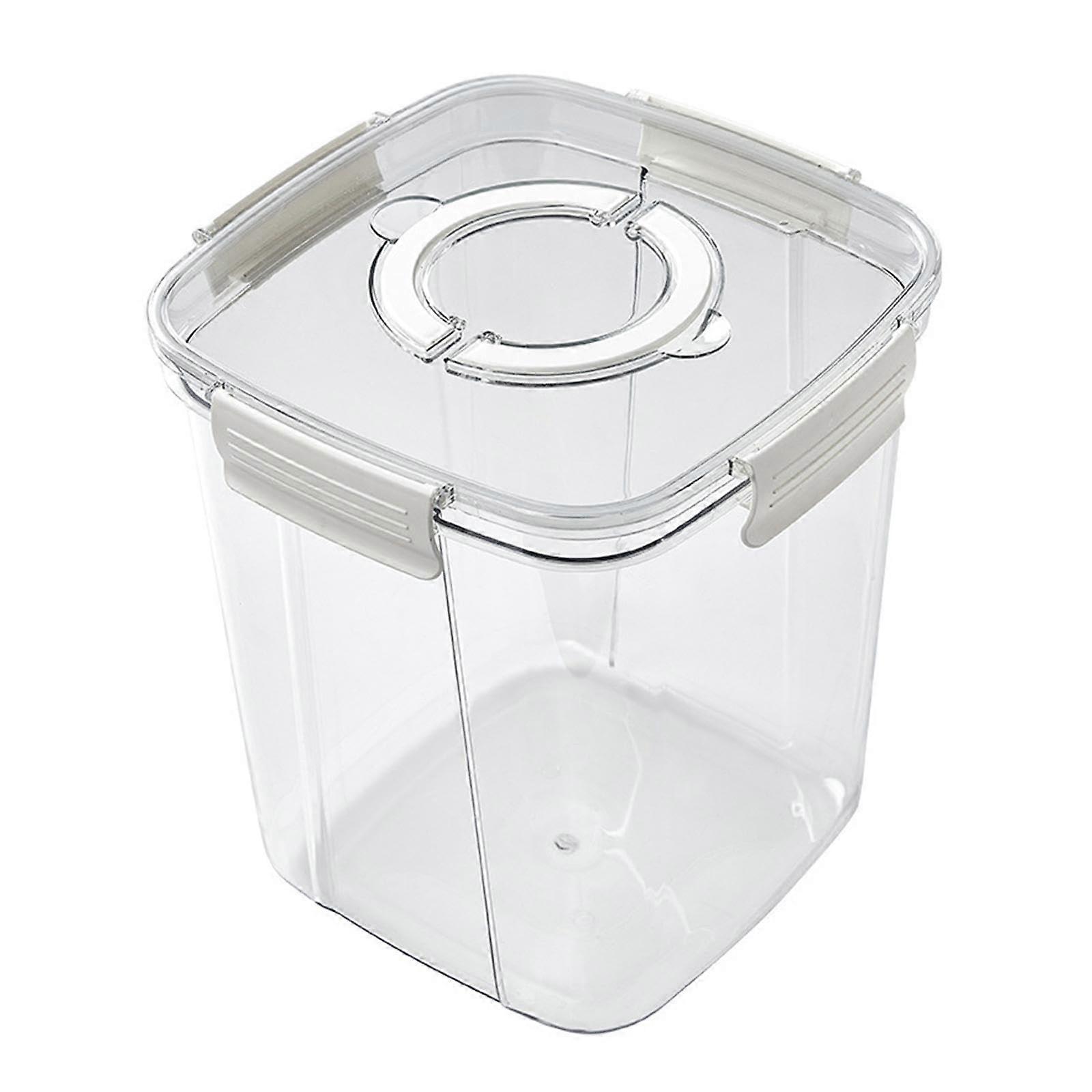 Large Airtight Food Container 10kg Rice Dispenser with Cup, Multipurpose Dry Food Storage Bin for Cabinet and Countertop