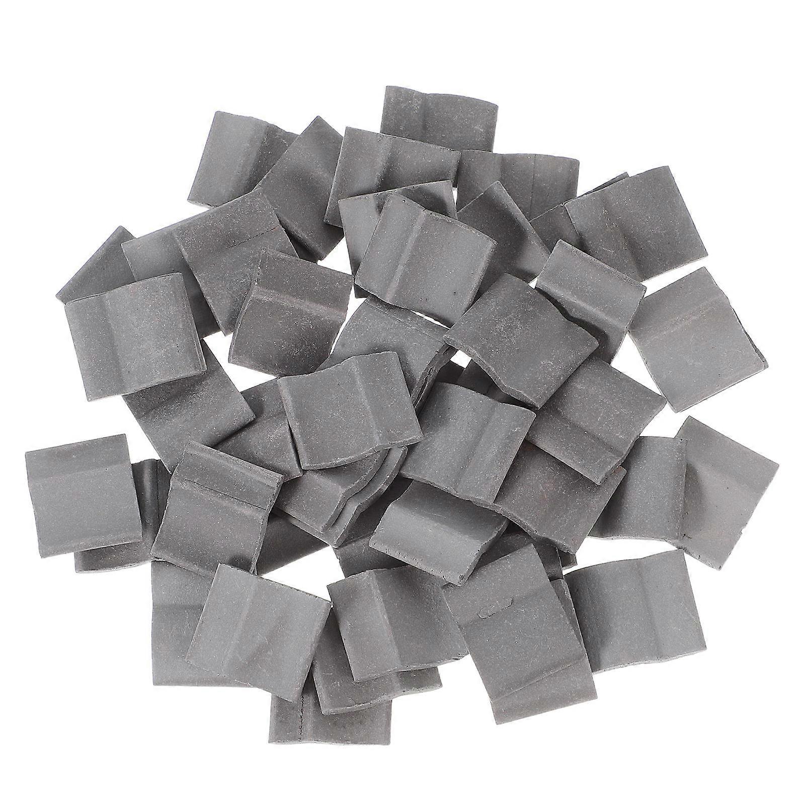 200Pcs Miniature Roof Tiles for DIY Dollhouse Roofing and Craft Projects