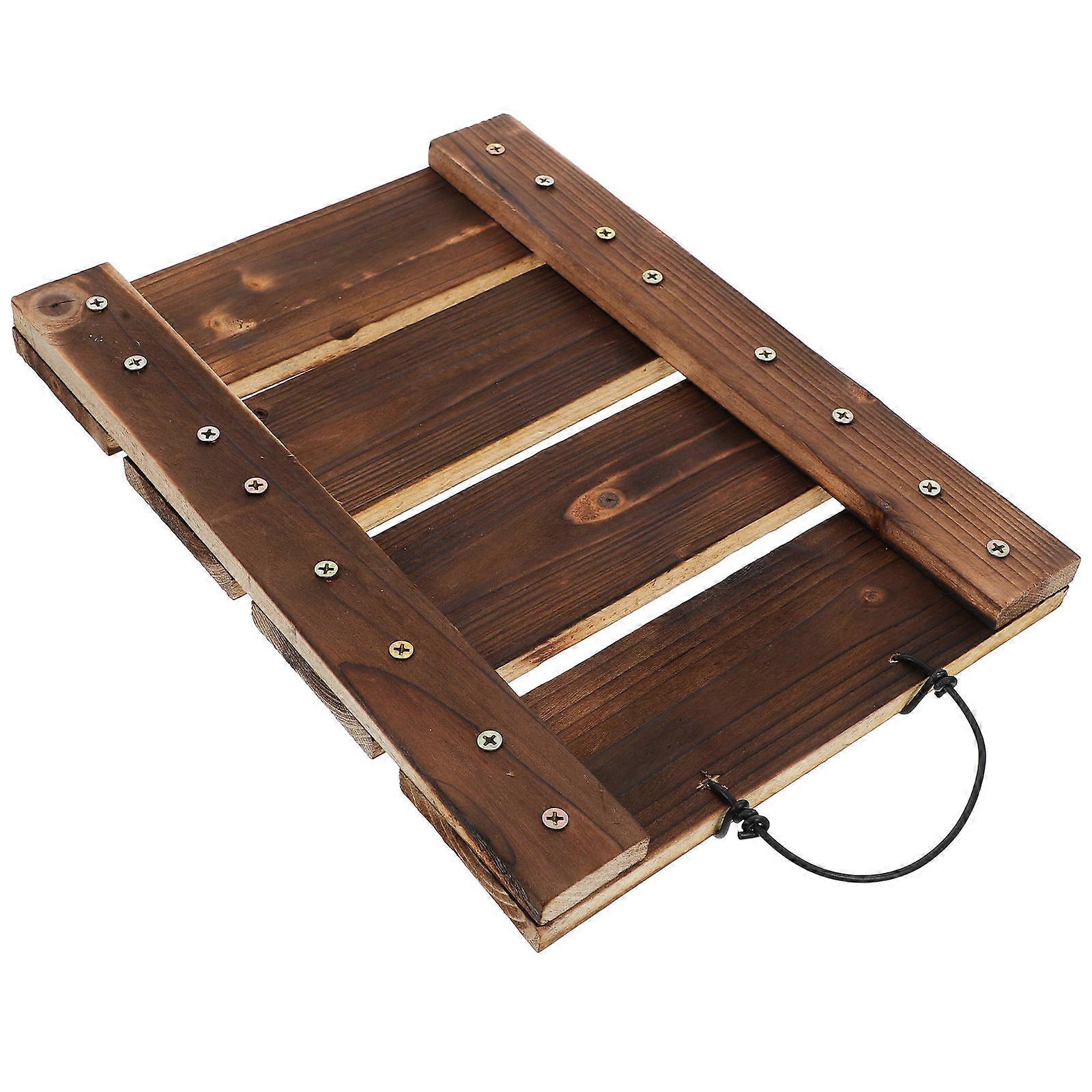 Wood Vertical Wall Planter for Indoor Plants 2Pcs Rustic Mounting Boards