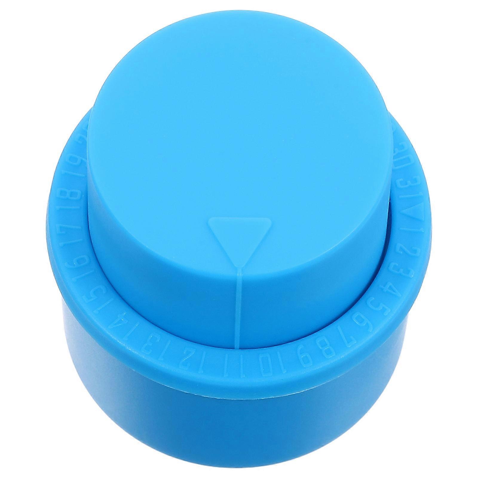 Carbonated Beverage Bottle Cap Leak-Proof Sky-Blue 4Pcs Set