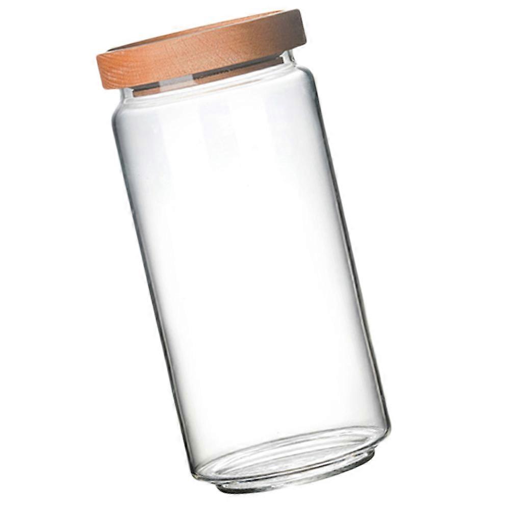 Food Storage Containers for Home Use 3Pcs Glass Jar with Lid