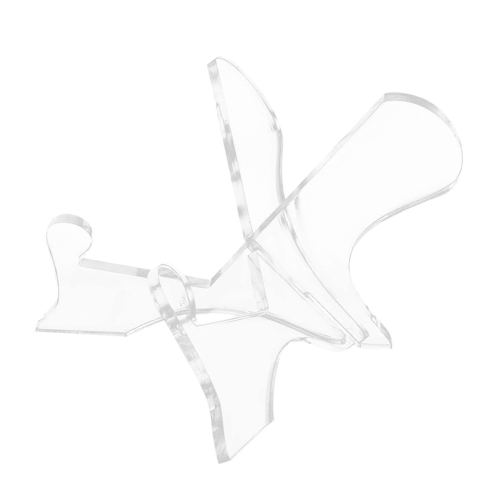 Minimalist Acrylic Cookbook Stand Recipe Rack For Home Decor And Classroom Use Featuring Design 1 Set