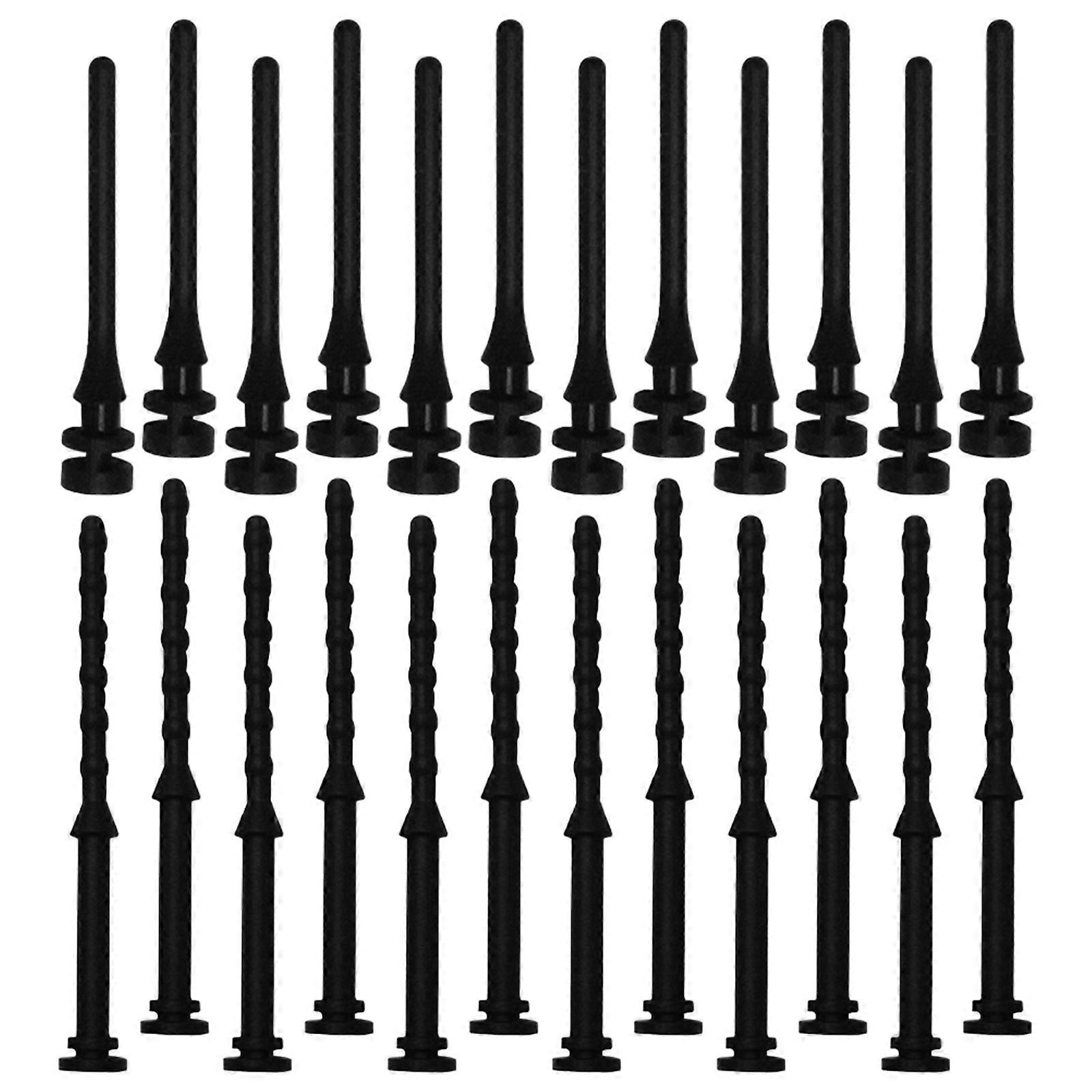 Computer Anti-Noise Screws for Pc Fan Vibration Reduction 72Pcs Black