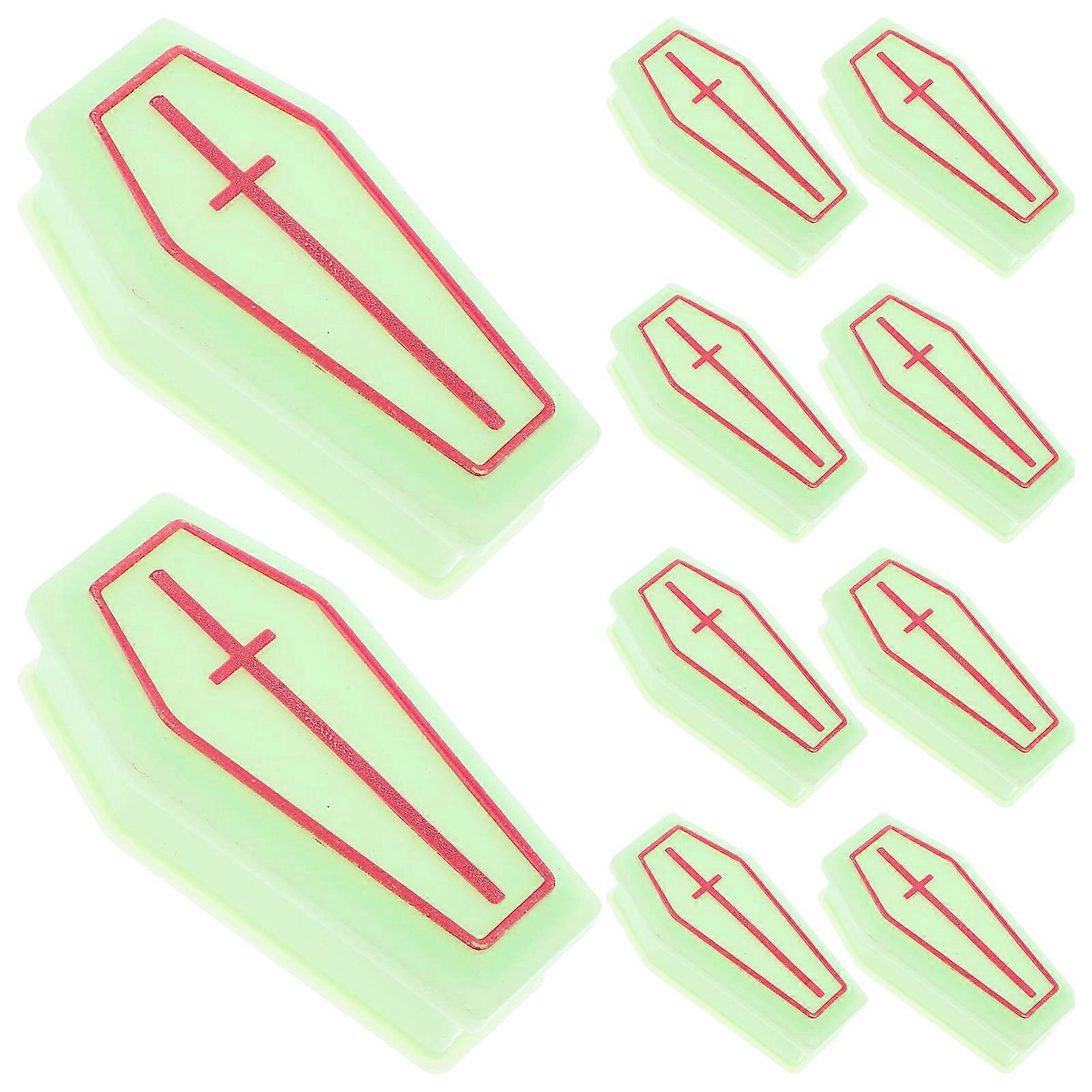 Mini Prank Coffin Boxes Plastic Decoration for Party 50Pcs Set