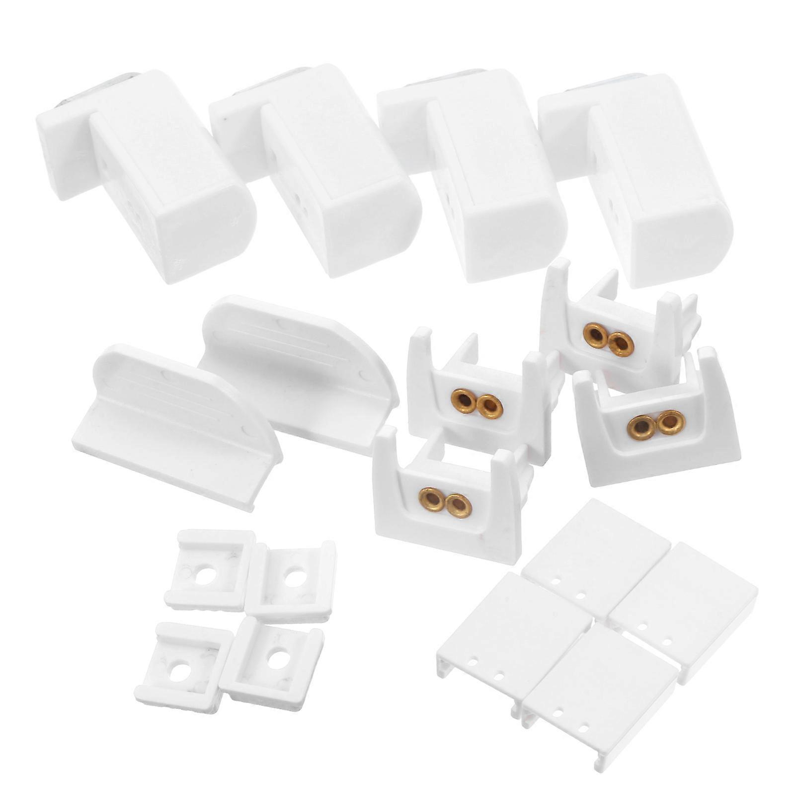 Blind Accessories Folding Curtain Mounting Brackets for 72Pcs Set