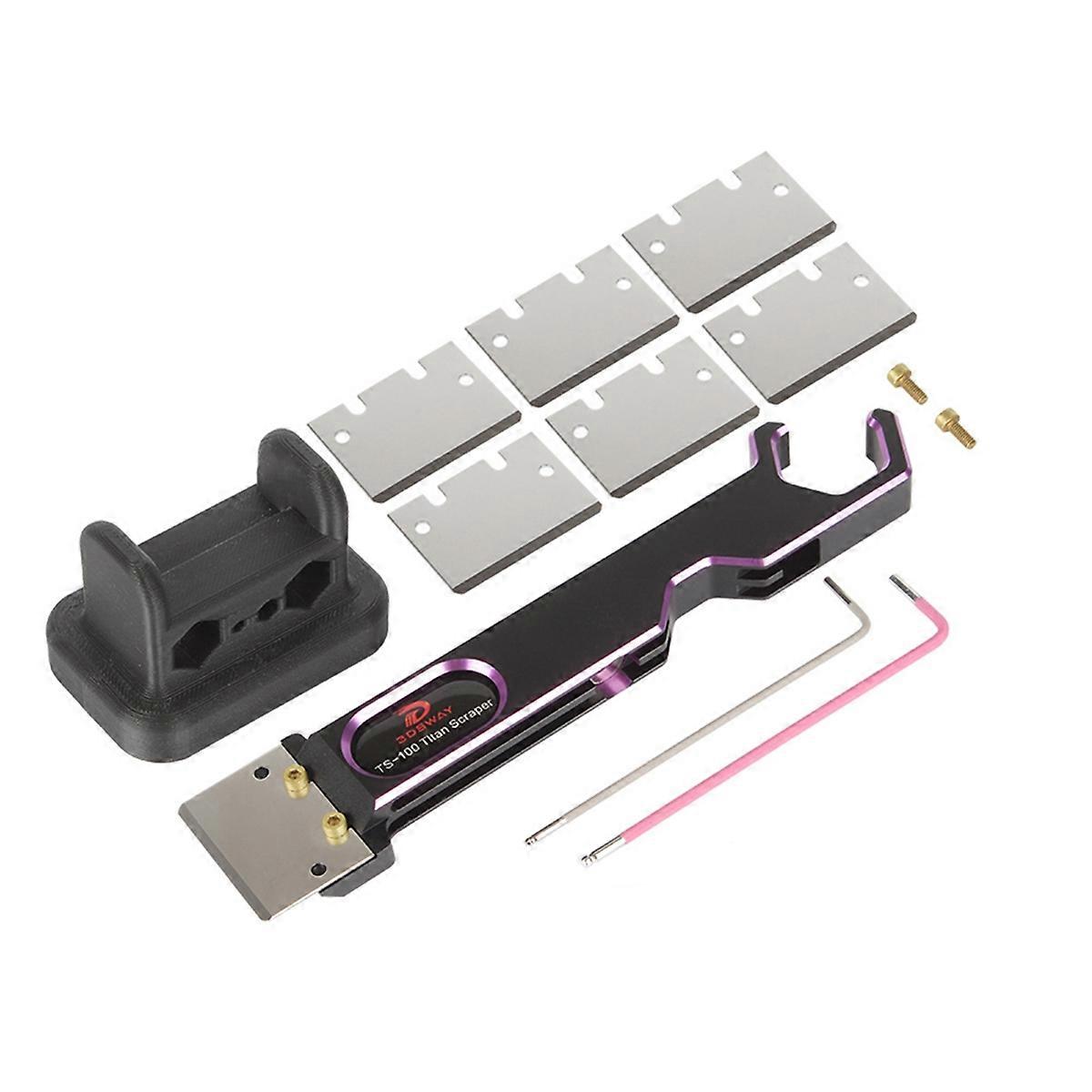 -100 Platform Scraper 3D Printer Cleaning Tool   Bed Scraper   Replacement Scraper Blade   Bed Accessory