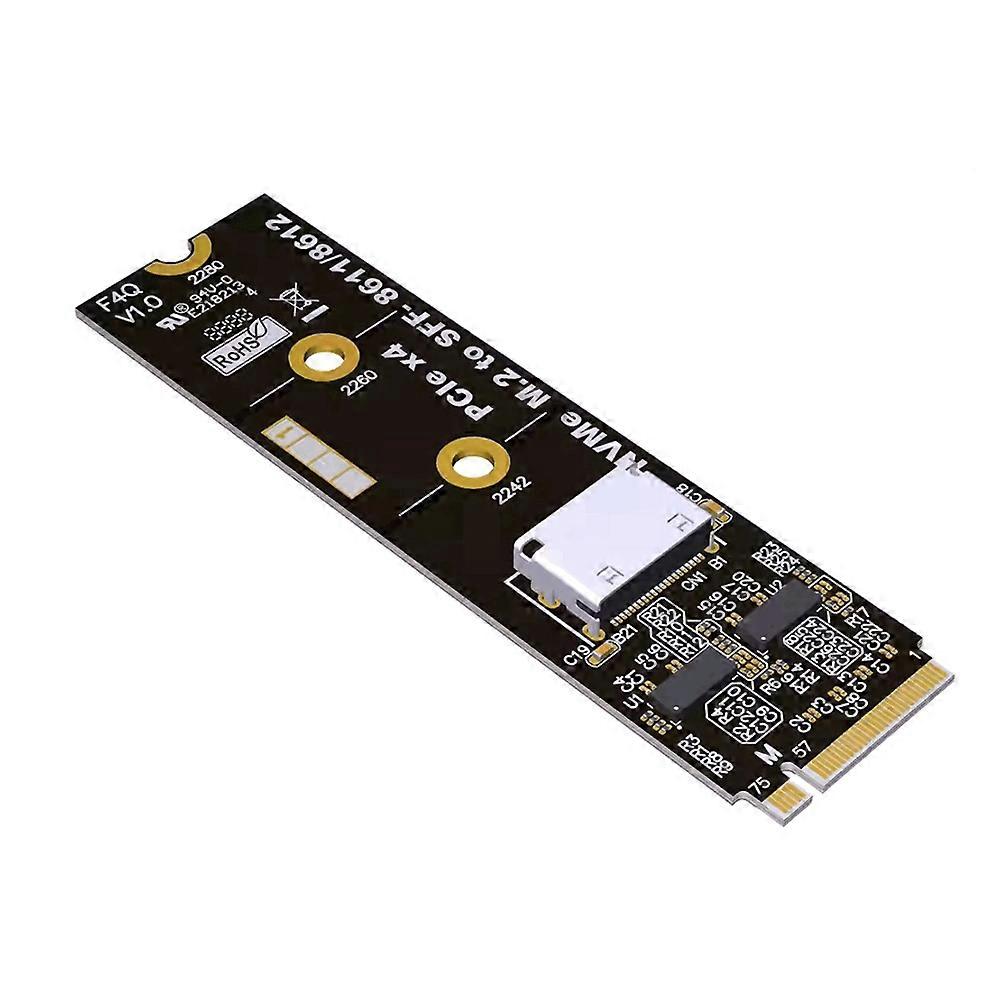 F4Q M.2 NVMe PCIe 4.0 to Oculink SFF-8612 Adapter Female Adapter Board with Chip PCIe 5.0 X4 External Graphics Card