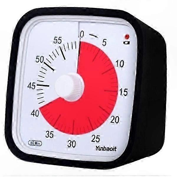 60-Minute Visual Classroom Timer for Kids - Black