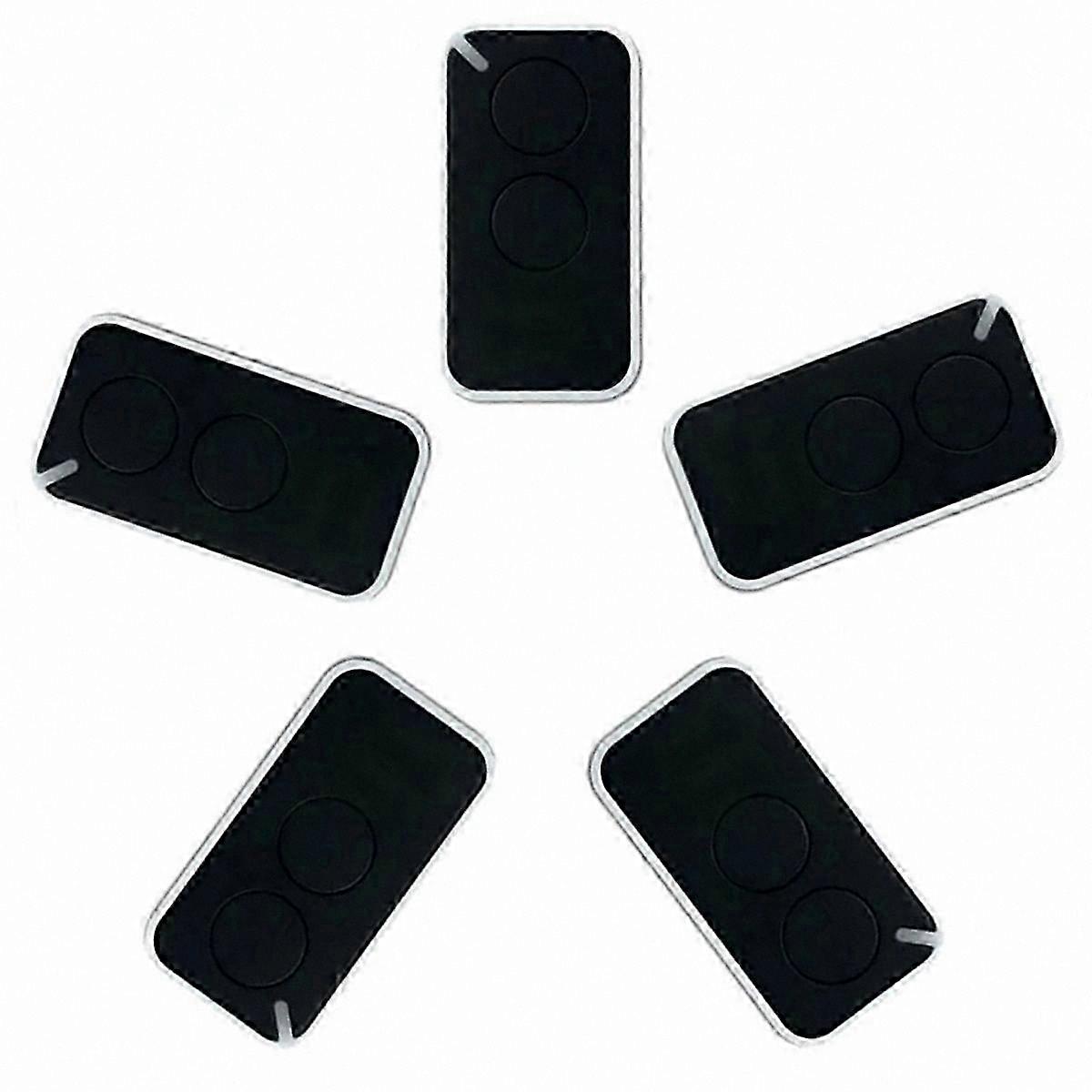 Universal Garage Remote Control Set, 5pcs 433.92MHz 2-Channel Rolling Code Compatible with Most Systems