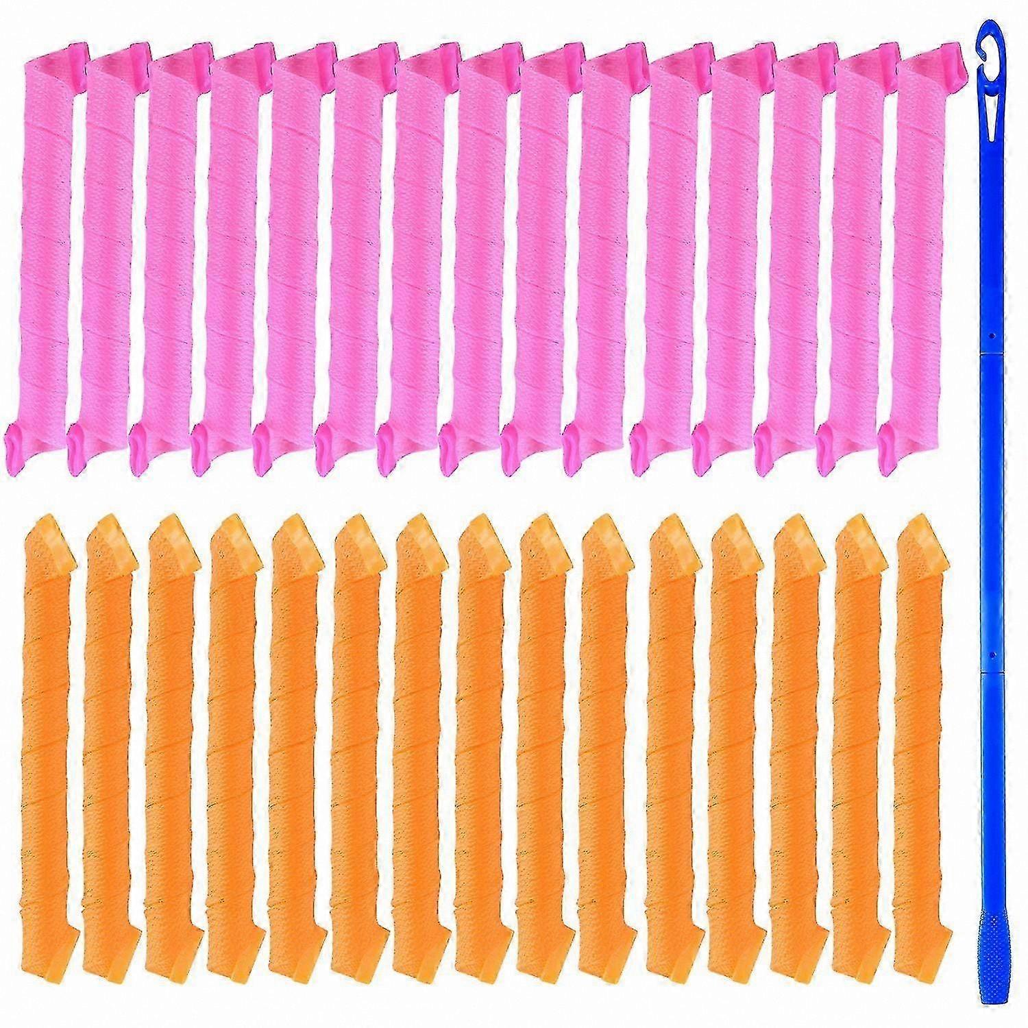 18-Piece Spiral Curl Styling Kit for Hair