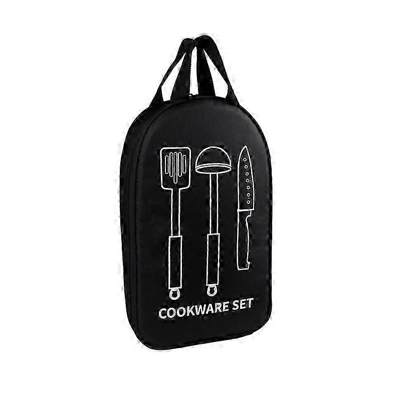 Outdoor camping cookware set  tableware storage tableware portable camping tableware bag